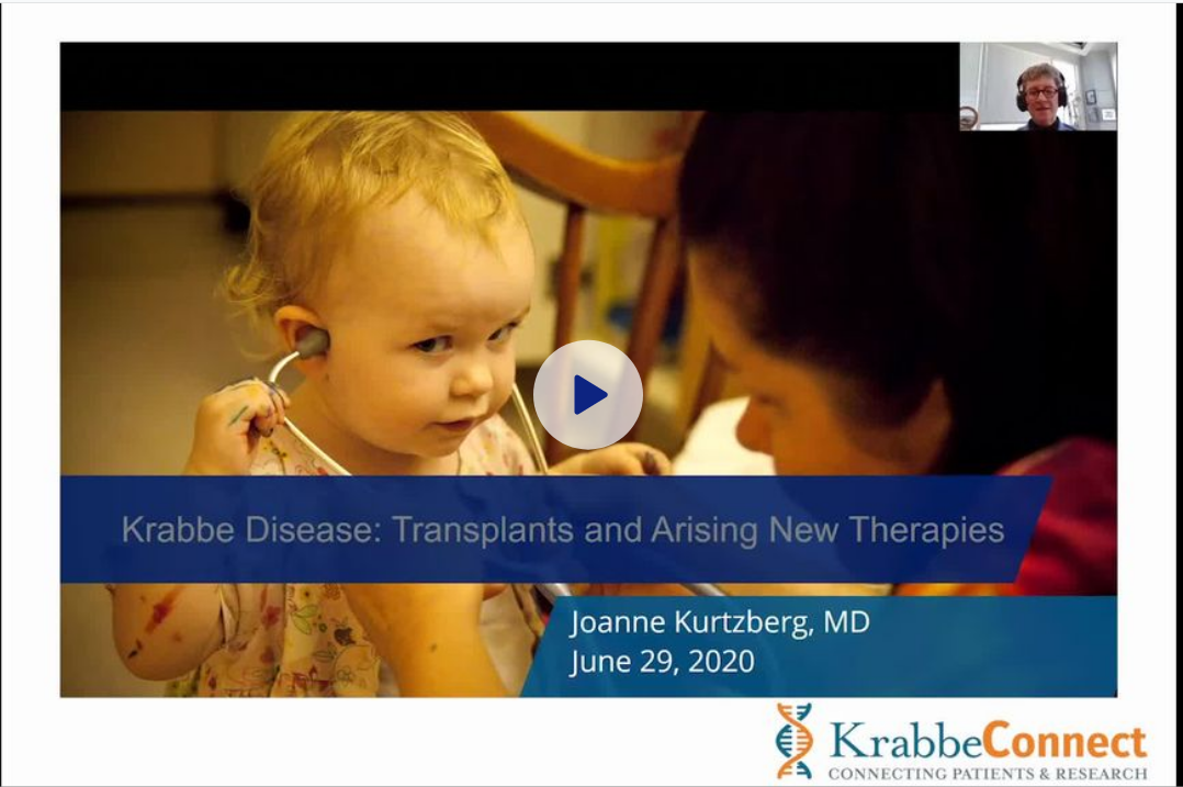 Therapies - KrabbeConnect - Webinar