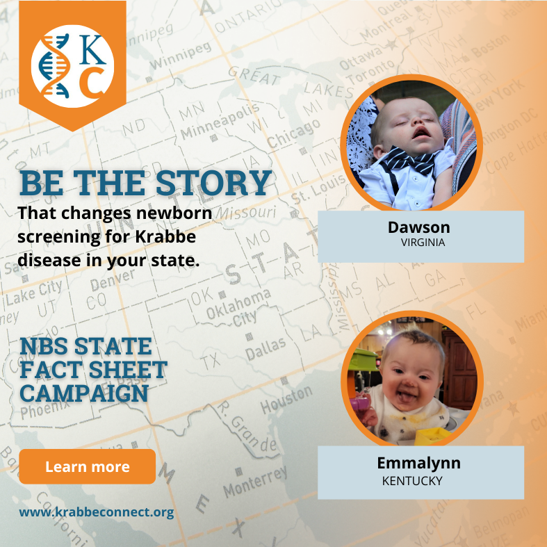 Be the Story — Krabbe Disease Newborn Screening Campaign