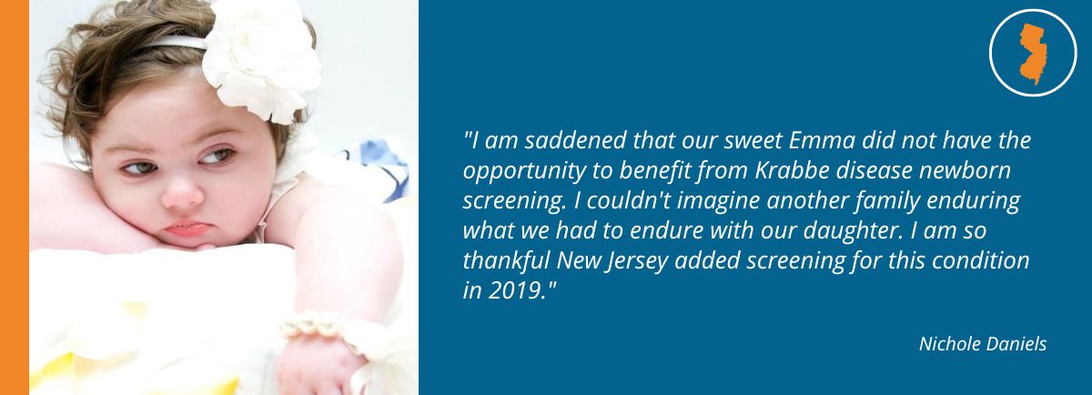 New Jersey Newborn Screening - Header - KrabbeConnect