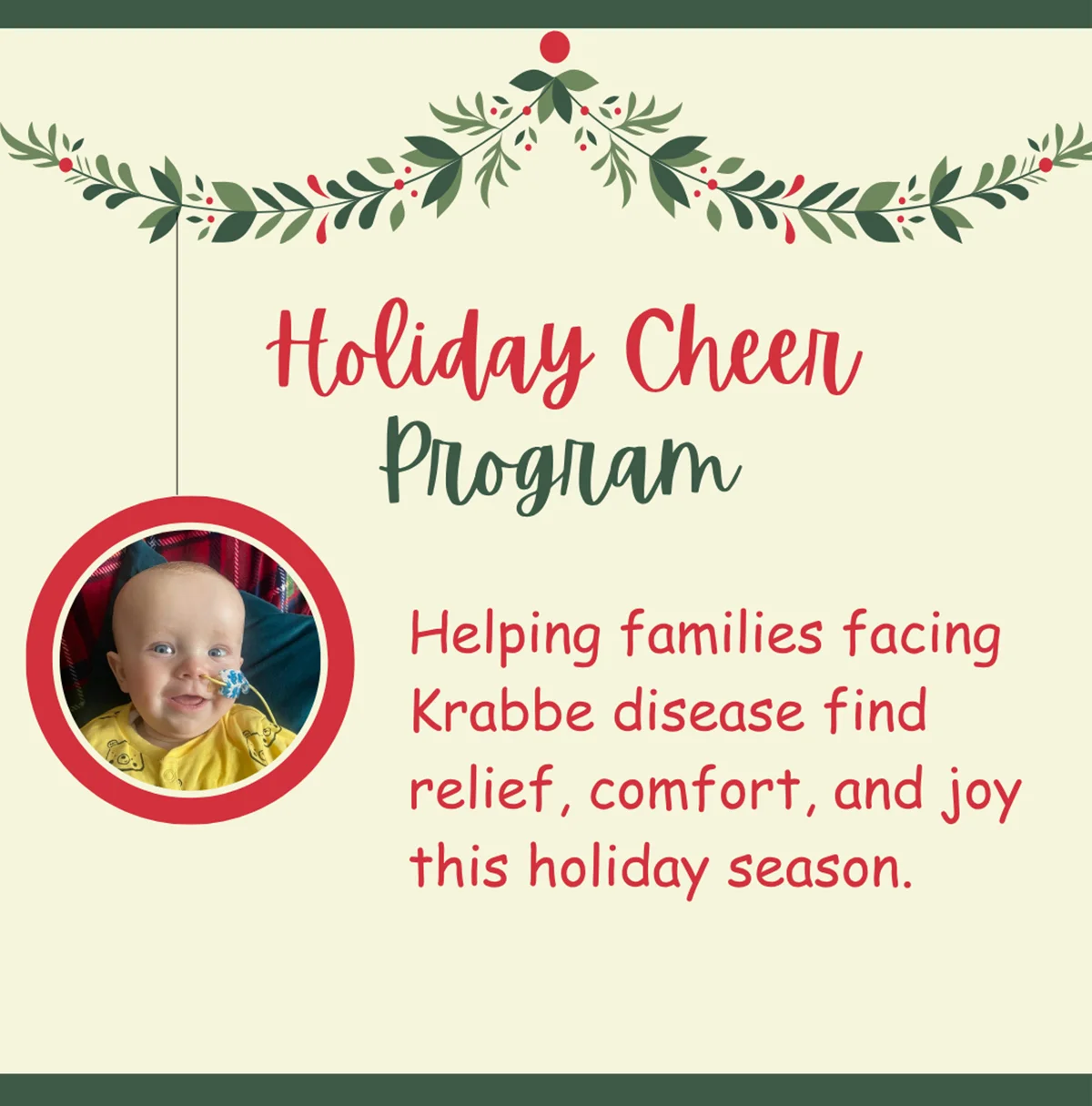 2026 Krabbe Family Holiday Grant Program - KrabbeConnect - Krabbe Disease Events