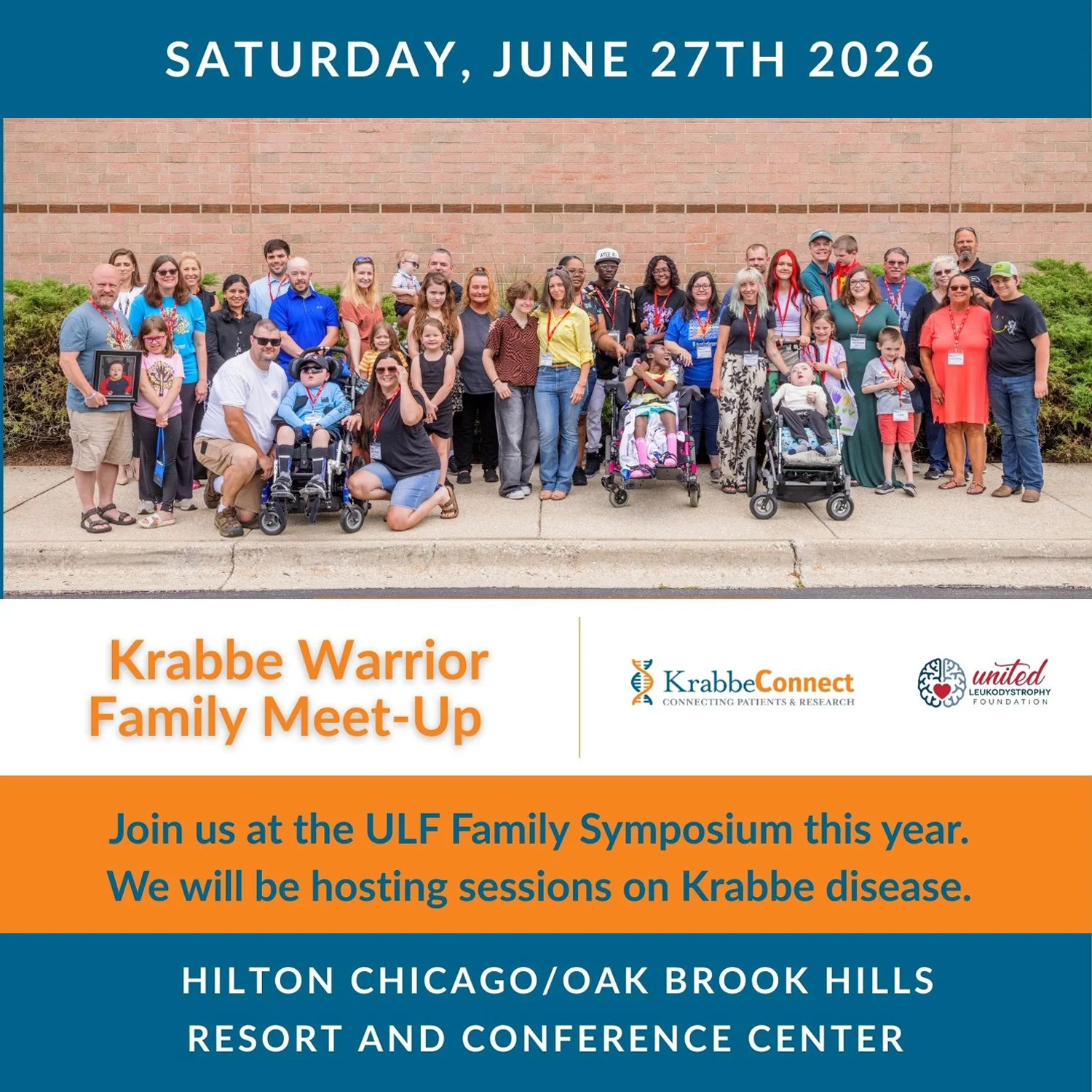 2026 Krabbe Family Warrior Meet-up at the United Leukodystrophy Family Conference - KrabbeConnect - Krabbe Disease Events